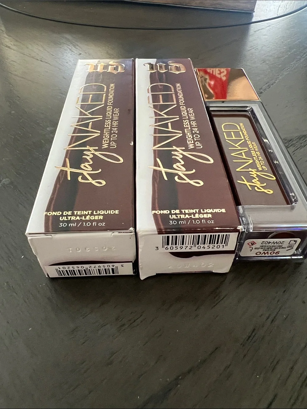Urban Decay Stay Naked Weightless Liquid Foundation - warm Ulta deep 90WO lot2